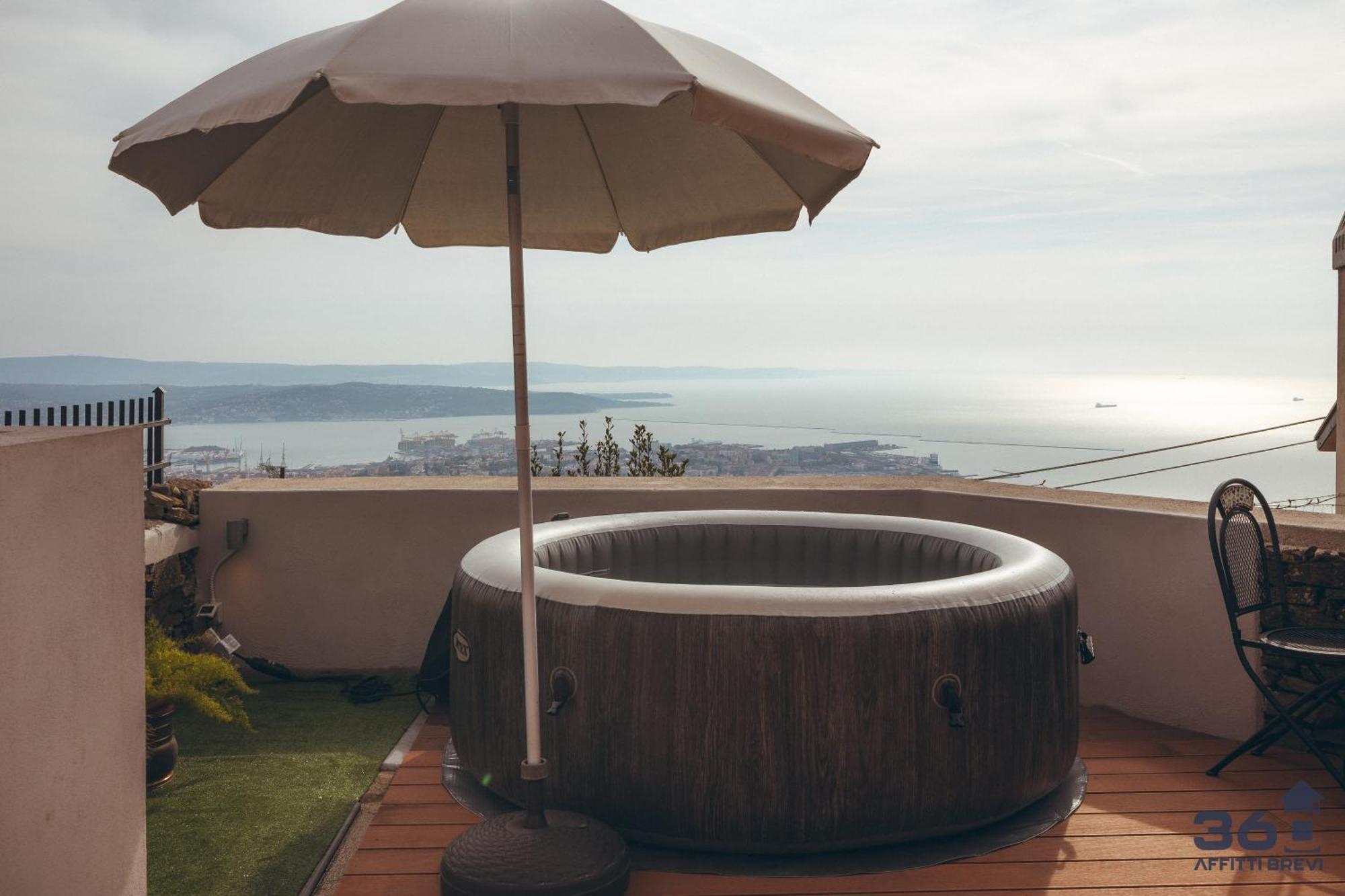 Trieste 10Min Dal Centro Villa Privata Con Jacuzzi Zewnętrze zdjęcie